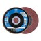 Pferd 5" x 7/8" A.H. POLIFAN Flap Disc - A SG STEELOX, Aluminum oxide, 60 Grit, Conical 62214 - alternate 1